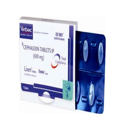 Virbac Lixen Cephalexin Tablets Ip 600mg